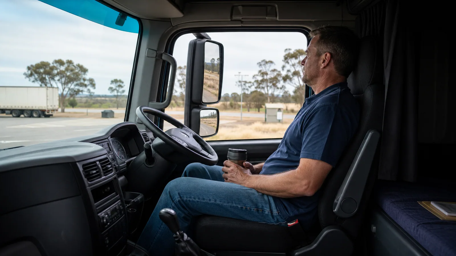 Prolonged sitting injury at work shown through the actual Australian work task or exposure, without an injury reenactment, branding or embedded words.