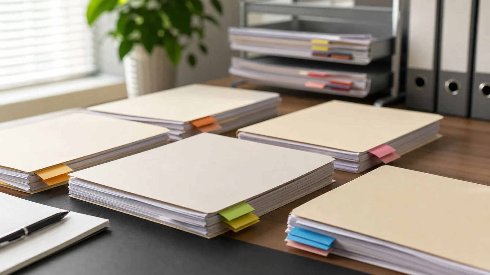 Organised workers compensation evidence file separating wage, medical, impairment and workplace liability material before a payout estimate is considered.